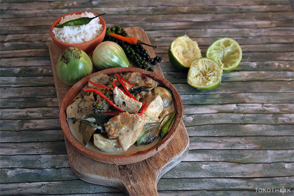 Thaise groene curry op tokotheek
