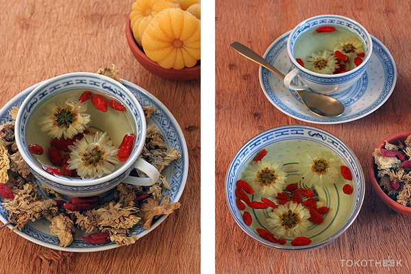 Deter Betekenis Koreaans Chrysanthemum thee met goji bessen – tokotheek
